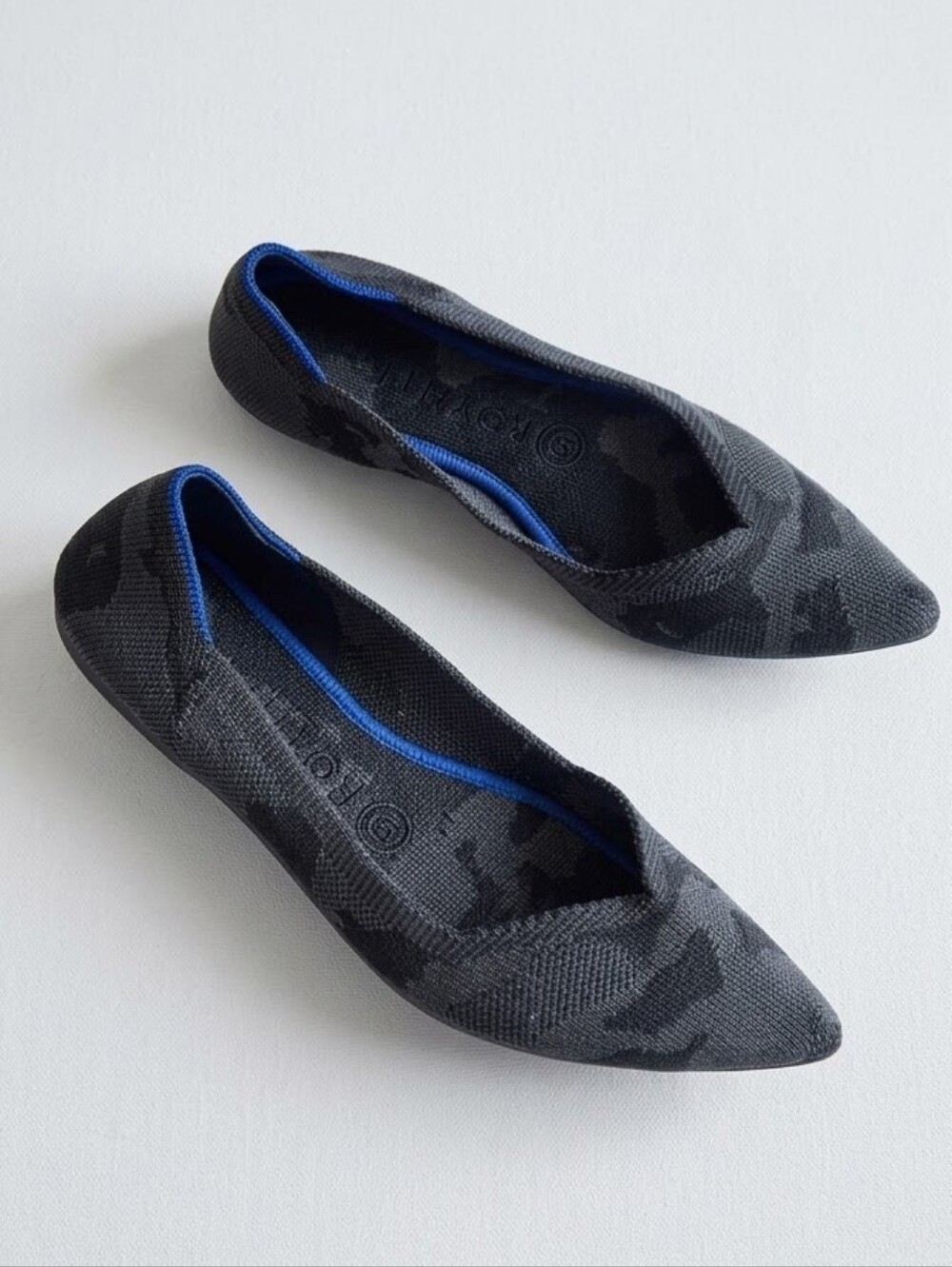Rothy's The Point Grey Camo Flats Size 7 (Fits like 6 - 6.5)